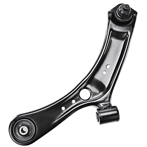 Image of Detroit Axle - 8pc Front End Control Arms Kit for 07-13 Suzuki SX4, 2 Lower Control Arms w /Ball Joint 2 Boots 4 Tie Rods 2007 2008 2009 2010 2011 2012 2013 Replacement