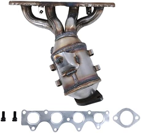 Blrack 674-891 285102BEF1 Catalytic Converter with Integrated Manifold Fit for 12-17 HYUNDAI ACCENT KIA RIO 12-16 HYUNDAI VELOSTER KIA SOUL 1.6L