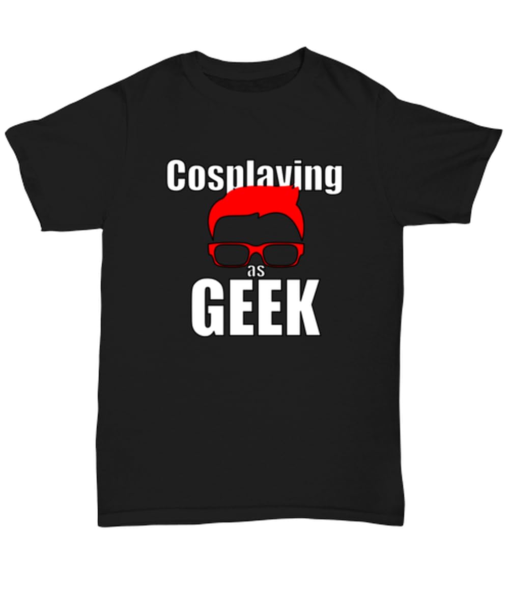 GenericNerd T-Shirt, Cosplaying As Geek, Roleplay Gift, Black Tee