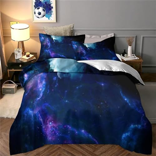 Linge de lit microfibre Cosmic Nebula de literie confortable King - 6