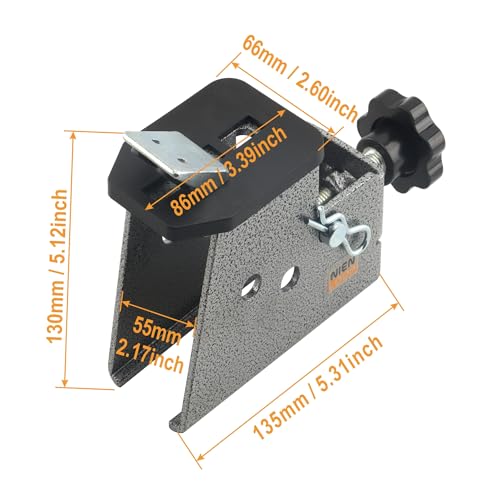 Image of 4-Piece Motorcycle Tire Changer Machine Clamp, Tire Clamp Adaptor, Wheel Clamp, Tire Bead Breaker, Decrease 6 inches