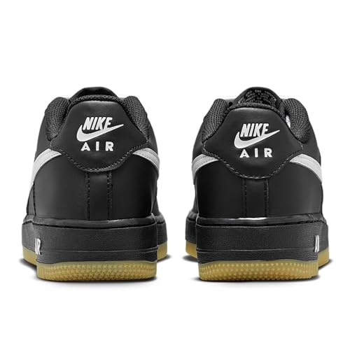 Nike Air Force 1 LV8 Big Kids' Shoes (IB8845-001, Black/Gum Light Brown/White)3