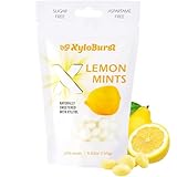 XyloBurst - Xylitol Mints | Sugar Free Breath Freshener for Oral Health | Gluten Free, Vegan, Keto Friendly | Aspartame Free | Lemon | 275 Count