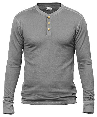 Preisvergleich Produktbild Fjällräven Herren Lappland Merino Henley Langarmshirt, Grey, L