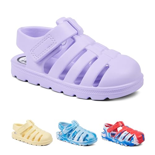 Sandalias de gelatina impermeables y ligeras para que los niños caminen cómodos