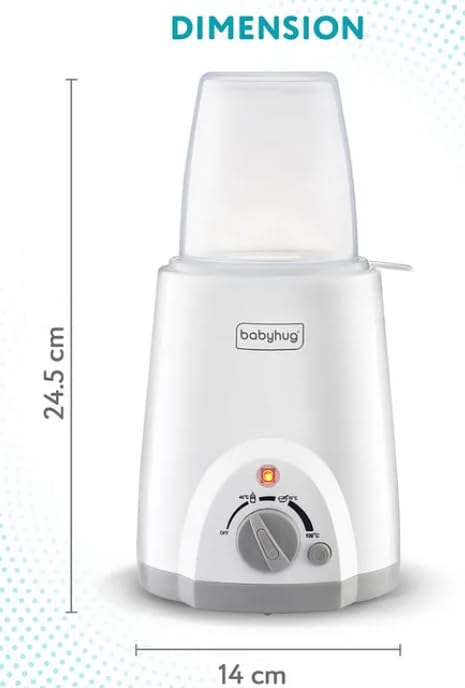 Image of Babyhug 3 in 1 Bottle Warmer Cum Sterilizer - White