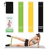 Portzon Resistance Loop Exercise Bands for Home Fitness Stretching Strength Training