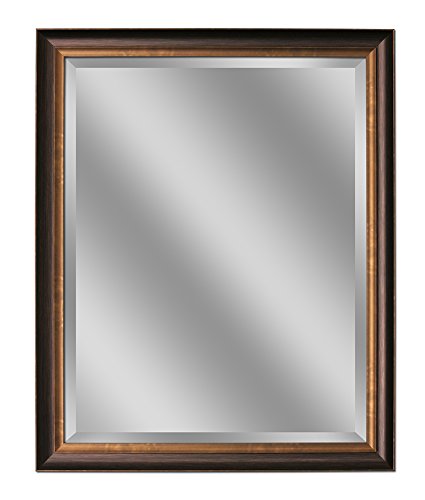 Head West Oil Rubbed Bronze Mirror, 28 by 40-Inch