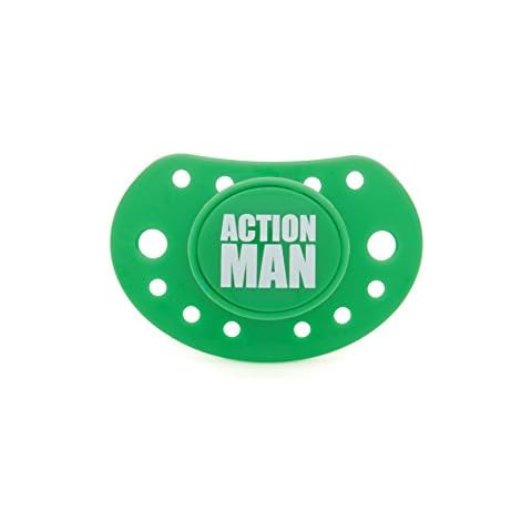 Snuglo Premium BPA-Free Fun Action Man-Design Baby Dummy Pacifier Soother Cover