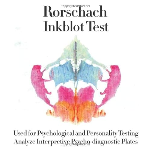 Rorschach Inkblot Test Used for Psychological and Personality Testing Analyze Interpretive Psycho-diagnostic Plates: Black and White and Color Inkblot ... Illness, for Psychologist, Psychotherapists