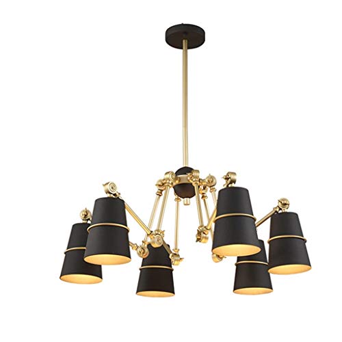 Chandelier ajustable contre le manque de lumière dans les grands salons