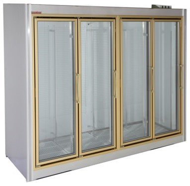 Swinging Glass Door Reach-In Remote Cooler