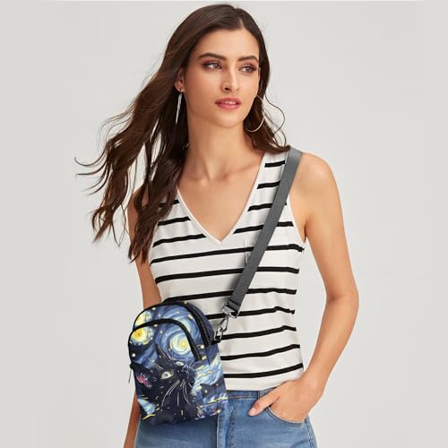 FyLybois Small Crossbody Bags for Women Casual Cell Phone Bag Wallet Purse Waterproof with Card Slots Adjustable Strap2