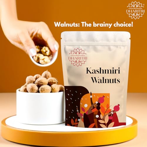 Image of VASUNDHARA DHARITRI Kashmiri Walnuts Without Shells, 500g
