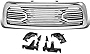 DNA MOTORING ZTL-Y-0126-CH Big Horn Style Front Grille Compatible with 10-18 Dodge Ram 2500 3500, Chrome