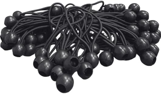 6-Inch Ball Bungees for Golf Simulator Screens: 50 Count - by The Indoor Golf Shop