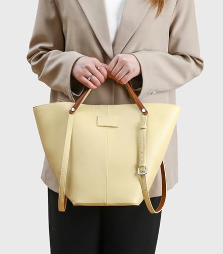 Trendy Bucket Handbag Purse for Women Large Faux Leather Shoulder Tote Bag Ladies Working Top Handle Satchels2