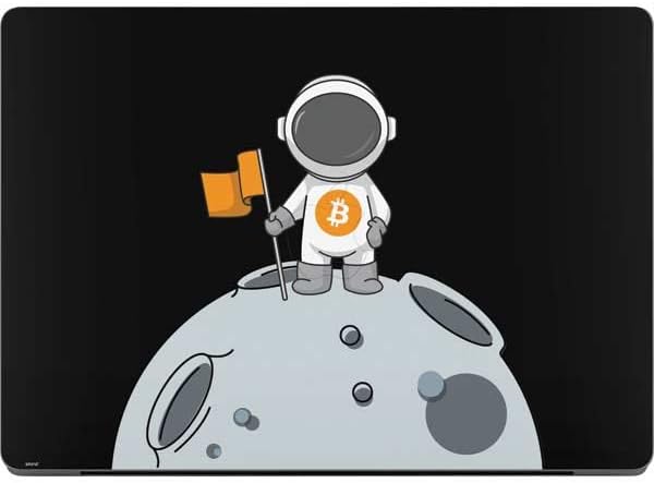 Skinit Decal Laptop Skin Compatible with MacBook Pro 14in (2021) Originally Designed Bitcoin Astronaut Design