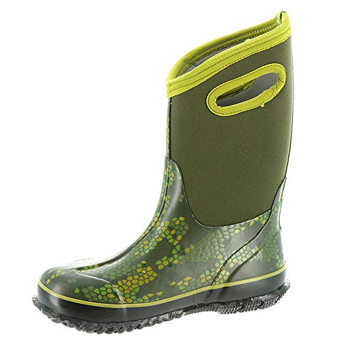 Image of BOGS unisex-child Classic High Waterproof Insulated Rubber Neoprene Rain BootSnow Boot
