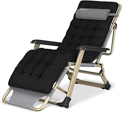Chaises longues de jardin pliantes zero gravity avec fauteuil inclinable extérieur - 2
