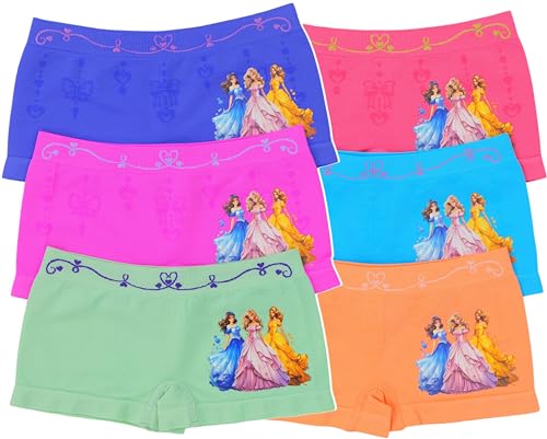 Image of ToBeInStyle Girl Pack of 6 Set Spaghetti Strap Training Bras & Boyshorts Bikinis
