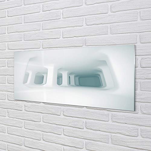 Tableau impression sur verre acrylique Tulup 125x50cm avec support blanc 3D