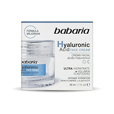 Babaria Crema Facial Ácido Hialurónico Ultra Hidratante con Filtro Solar Cover