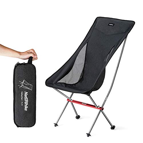 Tabouret de camping pliable anti-déchirure 600D avec pieds antidérapants stables