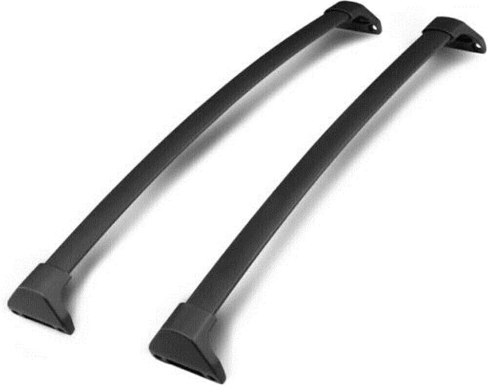 Black 4Pcs Roof Rails Crossbar Fits for 2014 2015 2016 2017 2018 2019 2020 2021 Acura MDX Roof Side Rail Rack Cross Bars Crossbars Cargo