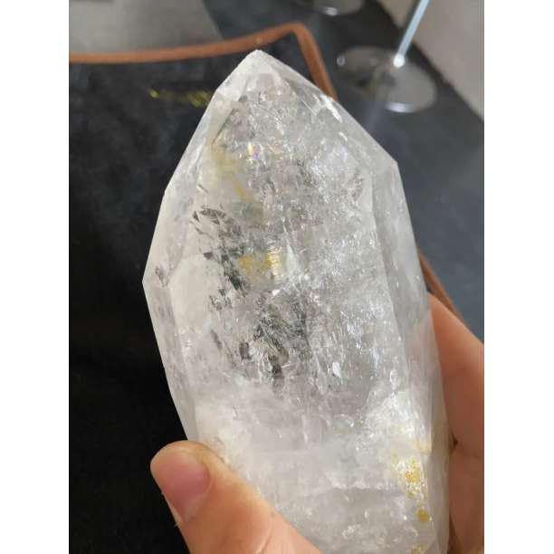 Amazon.co.jp: 虹入り ヒマラヤ水晶 高透明 浄化 パワーストーン  