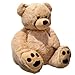 Lifestyle & More Oso de Peluche Panda Gigante XXL 100cm Grande Aterciopelado Suave Imagen de Lifestyle & More Oso de Peluche Panda Gigante XXL 100cm Grande Aterciopelado Suave