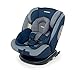 Foppapedretti Iturn duoFIX Seggiolino Auto Girevole 360°, Gruppo 0+/1/2/3 (0-36 kg), per bambini dalla Nascita a 12 Anni, Sky