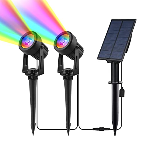 CORESLUX RGB Gartenleuchten Solar Außen - Farbverändernde IP65 Wasserdichte Solarlampen für Garten, Yard, Rasen, Pfad - 2 in 1 CORESLUX RGB Gartenleuchten Solar Außen - Farbverändernde IP65 Wasserdichte Solarlampen für Garten, Yard, Rasen, Pfad - 2 in 1