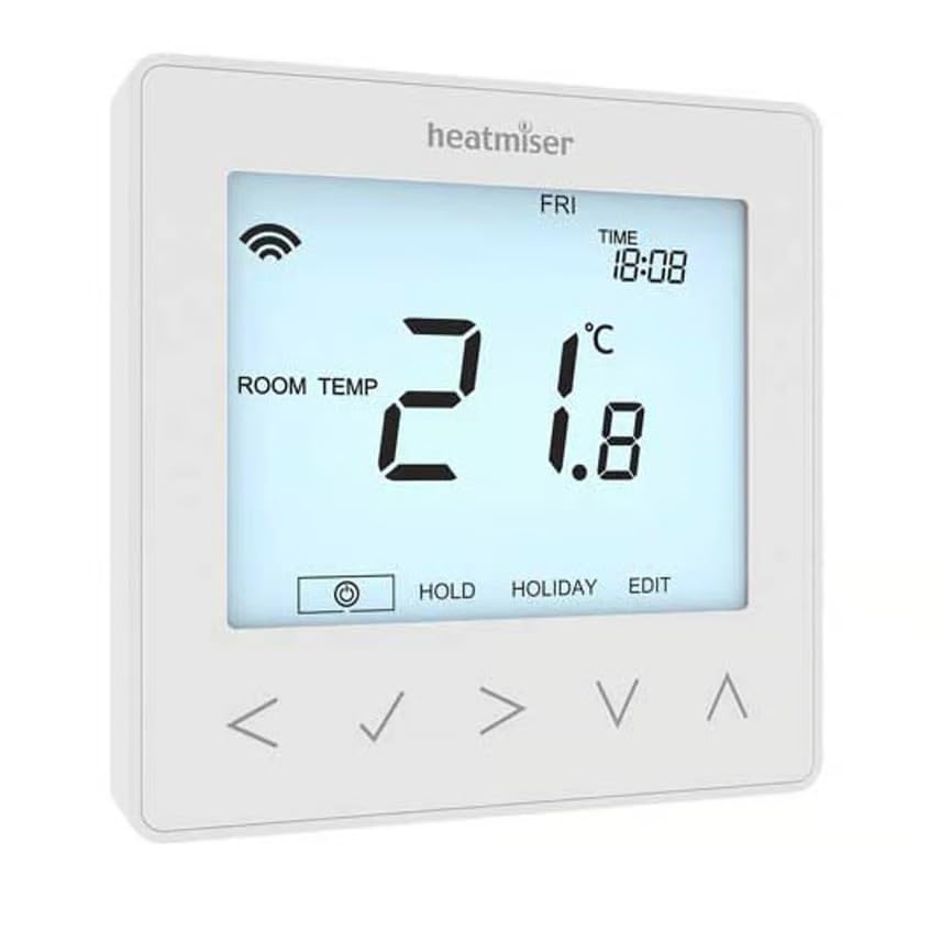 Heatmiser neoStat V2 - Wired Programmable Thermostat - (White) - EVO