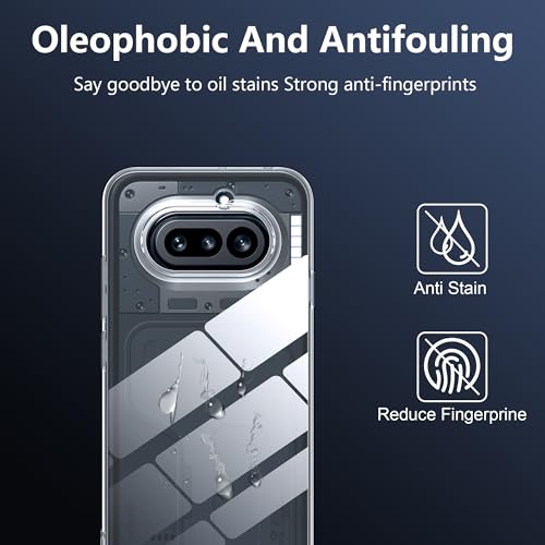 Image of for Nothing Phone (4a) Screen Protector(1 pack) Tempered Glass flim with case,9H Hardness,Anti-Scratch, Case Friendly, Bubble Free,HD Clear