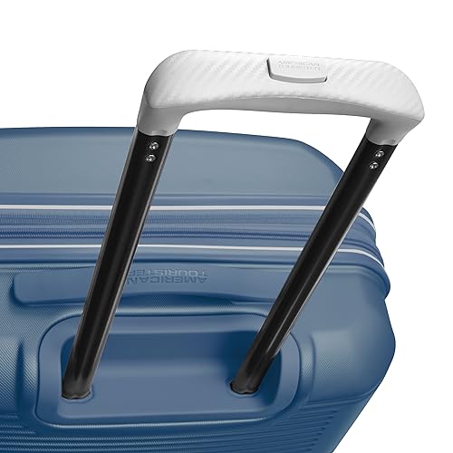 Image of American Tourister Stratum 2.0 Expandable Hardside Luggage with Spinner Wheels, 2-Piece Set 20 /28, Blue