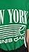Original Retro Brand Women's New York Tennis Tee, Vintage Sprite, Green, Graphic, S