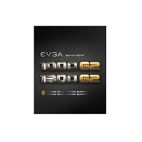 EVGA SuperNOVA 1300 G2 80+ GOLD, 1300W Fully Modular NVIDIA SLI and Crossfire Ready 10 Year Warranty Power Supply 120-G2-1300-XR