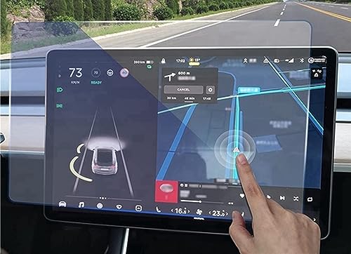 Verre trempé anti-reflets Tesla Model 3 Y protection console centrale
