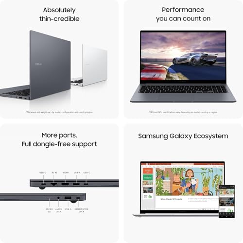 Image of Samsung Galaxy Book4(New Launch), Intel Core 3 100U Processor, (Slver, 8GB RAM, 512GB SSD), 15.6 inch Full HD Screen Light Laptop, Windows 11 Home, MSO, Back Lite, Fingerprint, Intel Iris XE Graphics