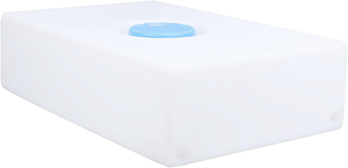 KIMISS 5 Gallon RV Water Storage Tank, for Trailer Boat Yacht, LLDPE Freshwater Tank, Lightweight & Leak-Proof, 20.47 x 13.39 x 5.51 Inches, Portable Water Holding Container