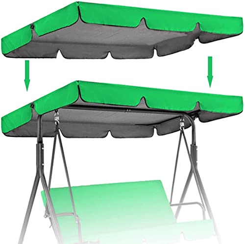 Auvent de rechange imperméable pour toit de balançoire de jardin Hollywood 164 x 114 x 15 cm Idéal pour terrasses, cours et cafés
