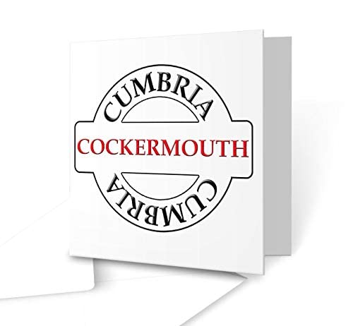 Catholes - Cumbria Place Name greeting card - Square Greeting Card by Victorian Print