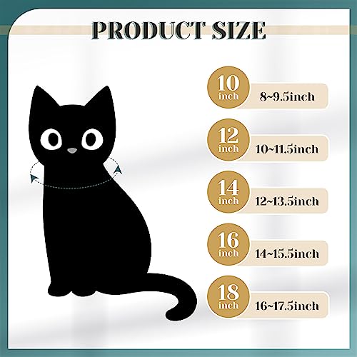 Xuniea 2 Pieces Cat Dog Chain Collar and Sunglasses Set Rhinestone Necklace with Secure Buckle Round Glasses for Doll Cat Dog Pet Accessories(10 Inch,Gold, Black)