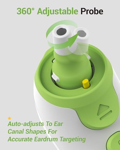 Ear Thermometer with Heated Probe, High Accuracy Thermometer for Kids, Adults and Babies with 32 Memory Recall, Mute and Night Light, Includes 21 Disposable Probe Covers, Storage Box, FSA/HSA Eligible - Image 4