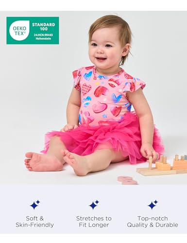 Baby Tutu Skirt for Girls Soft and Fluffy Toddler Infant Baby Tulle Skirt with Diaper Cover4