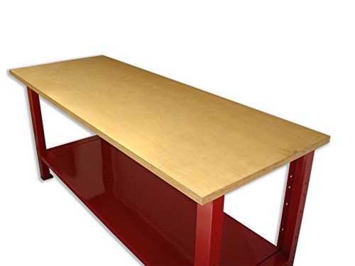 SOGI X3L-11 Banco lavoro tavolo per officina con piano in legno 2000x750x880 serie industria