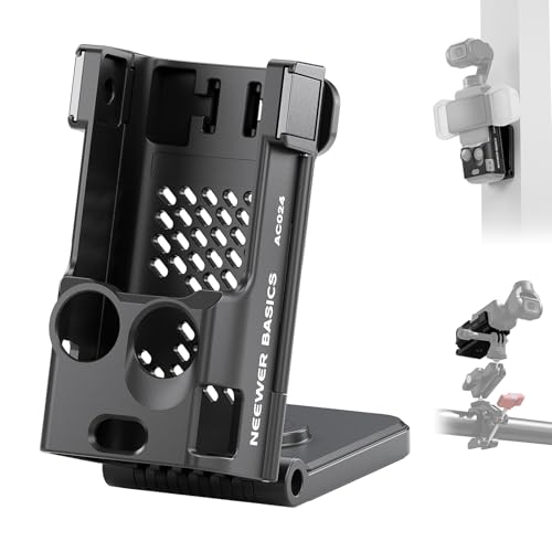 Image of NEEWER Basics Magnetic Mount Compatible with DJI Osmo Pocket 3 Xtra Muse | Gimbal Action Camera Stand, Accessories Expansion Adapter, Plastic Bracket for Battery Grip NEEWER M21 Fill Light, AC024