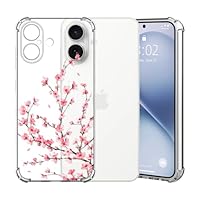 XIZYO Custodia per iPhone 16 Pro, motivo floreale con rosa