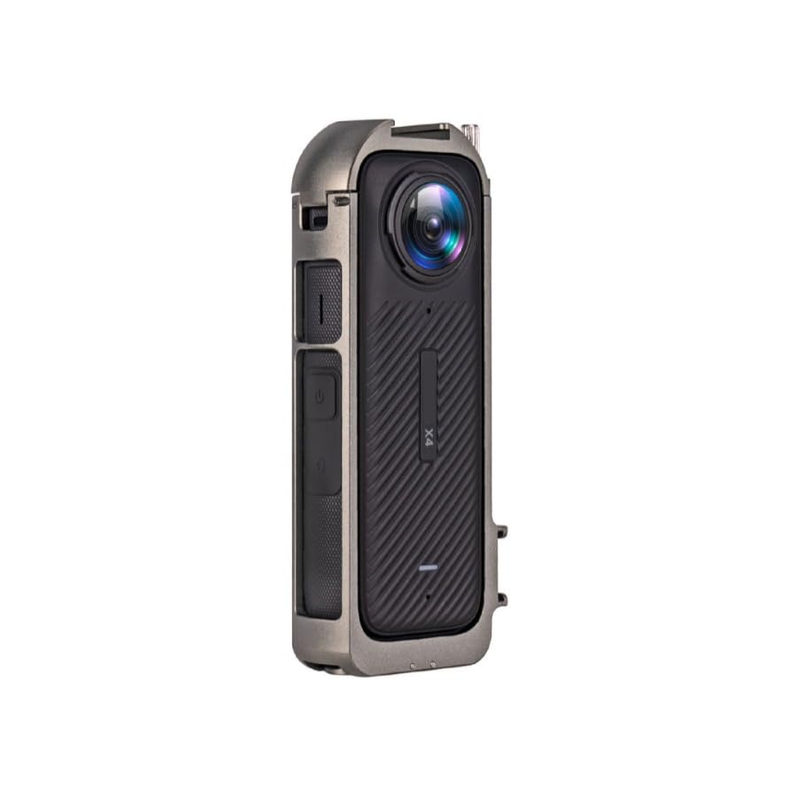 Cadre De Protection En Métal Pour Appareil Photo Insta360 X4 Extension De Support Adaptateur De Support En Métal Boîtier De Cadre De Boîtier Pour